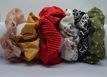 Multi Dye & Tie Scrunchies